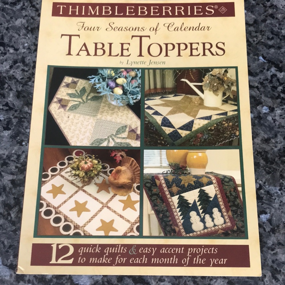 Thimbleberries four seasons of Calendar table toppers